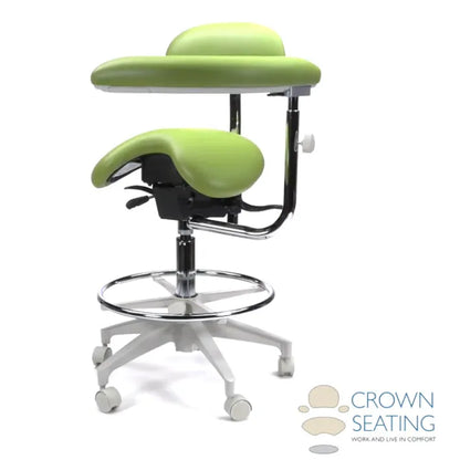Crown Seating Durango C90SSAB English Saddle Assistant with Back, C90SSAB