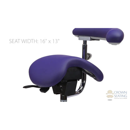 Crown Seating Durango C90SSA English Saddle Assistant Stool, C90SSA