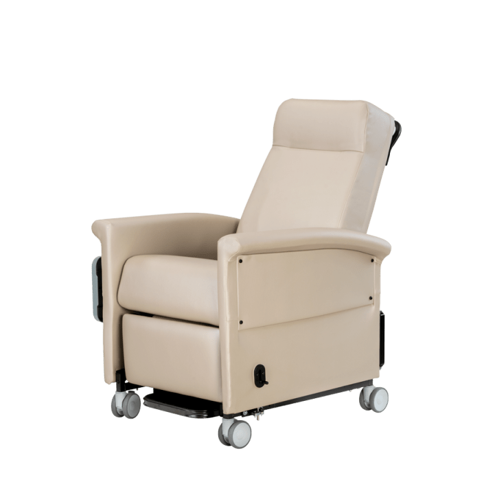 Champion Ascent 650 - Swing-Away Arms, One Table, 4" Casters, Push Handle, Foot Tray, 650