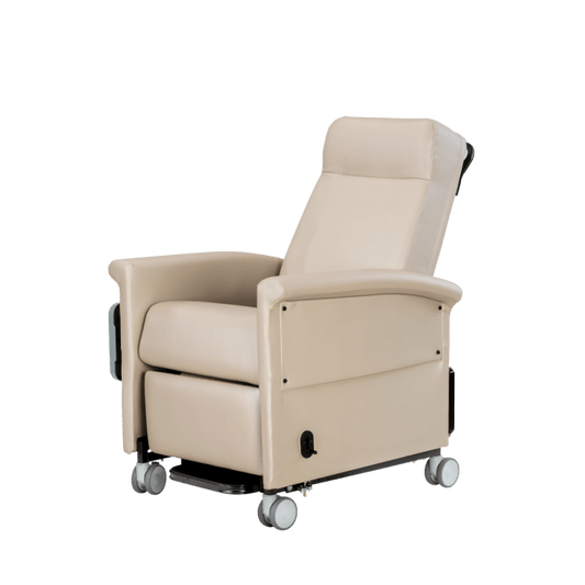 Champion Ascent 650 - Swing-Away Arms, One Table, 4" Casters, Push Handle, Foot Tray, 650