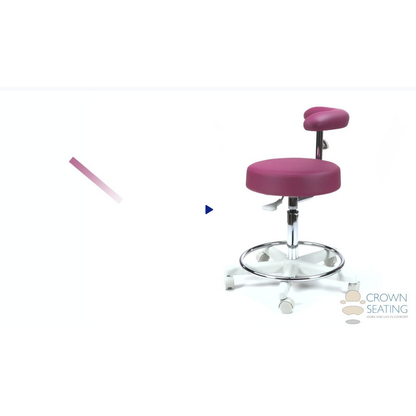 Crown Seating Crestone C20A Assistant Stool, C20A