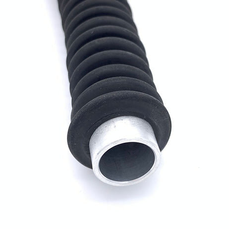 Connector, Flexible EPDM Corrugated Tubing, 15mmM x 15mmF, Aluminum Ends, 00-439