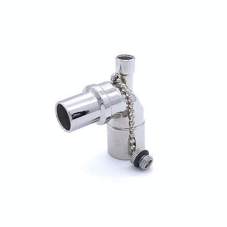 Curved Connector w/ 3/8" Capped Suction, 00-315