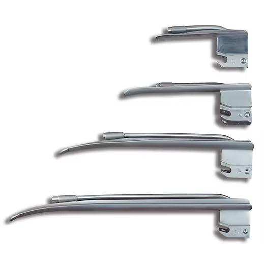 Blade, Laryngoscope, Modified Miller Fiber Optic Laryngoscope Blades, GL-364