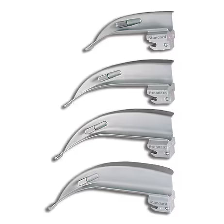 Blade, Laryngoscope,  Macintosh English Channel Conventional Laryngoscope Blades, AP-378