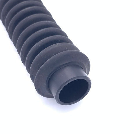 Connector, Flexible EPDM Corrugated Tubing, 15mmM x 15mmF, Delrin Ends, 00-435