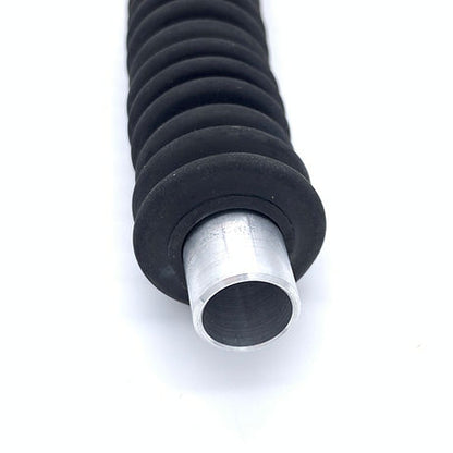 Connector, Flexible EPDM Corrugated Tubing, 15mmM x 15mmF, Aluminum Ends, 00-439