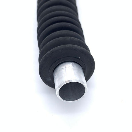 Connector, Flexible EPDM Corrugated Tubing, 15mmM x 15mmF, Aluminum Ends, 00-439