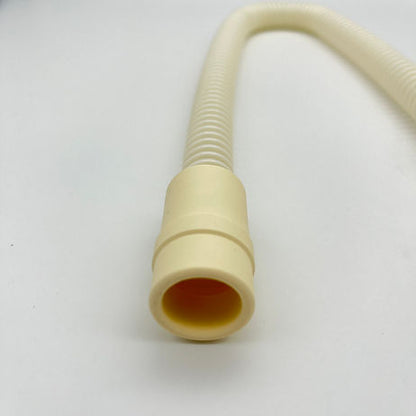 Tube, Breathing, Semi-Clear Polyester w/Spiral, 9/16" Smooth ID, 24" Long, 22mmF x 22mmF Silicone Ends, E-215-24
