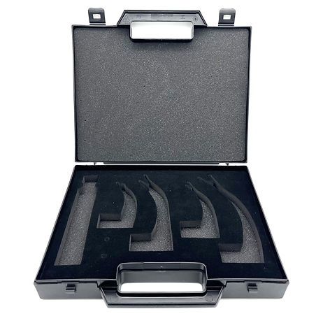 Case Only, Laryngoscope Set, 5Straight Blades, 1Handle, 2 Bulbs, Snap, Plastic/Foam, 00-360-S