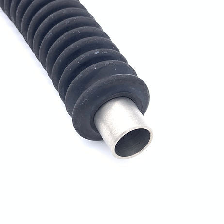 Connector, Flexible EPDM Corrugated Tubing, 15mmM x 15mmF, Stainless Steel Ends, 00-438