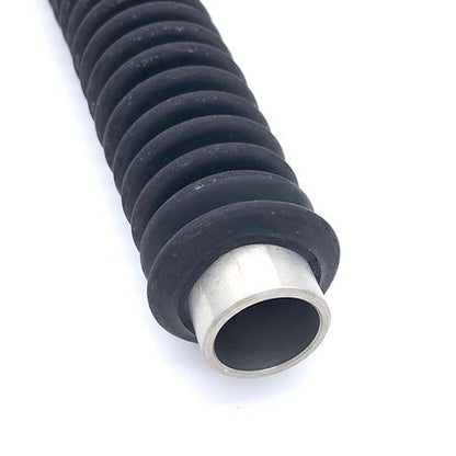 Connector, Flexible EPDM Corrugated Tubing, 15mmM x 15mmF, Stainless Steel Ends, 00-438