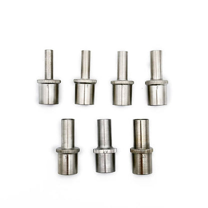 Connector, ET Tube, Straight, 15mmM x 5mm ID Nipple, Thin-wall Stainless Steel, 00-310