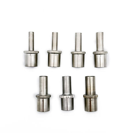 Connector, ET Tube, Straight, 15mmM x 5mm ID Nipple, Thin-wall Stainless Steel, 00-310