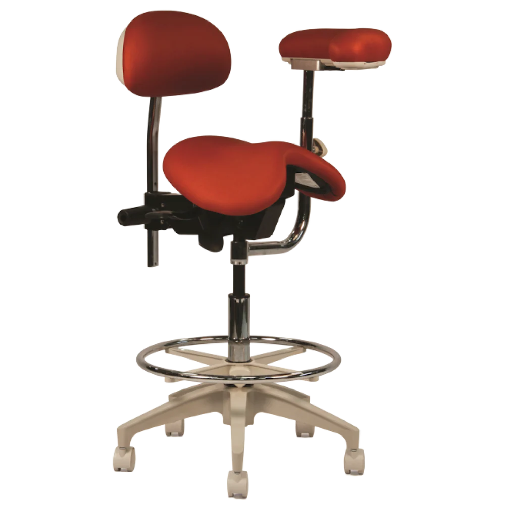 Crown Seating Durango C90SSAB English Saddle Assistant with Back, C90SSAB