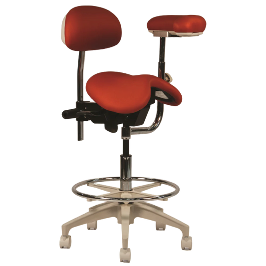 Crown Seating Durango C90SSAB English Saddle Assistant with Back, C90SSAB