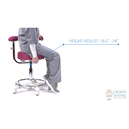 Crown Seating Crestone C20A Assistant Stool, C20A