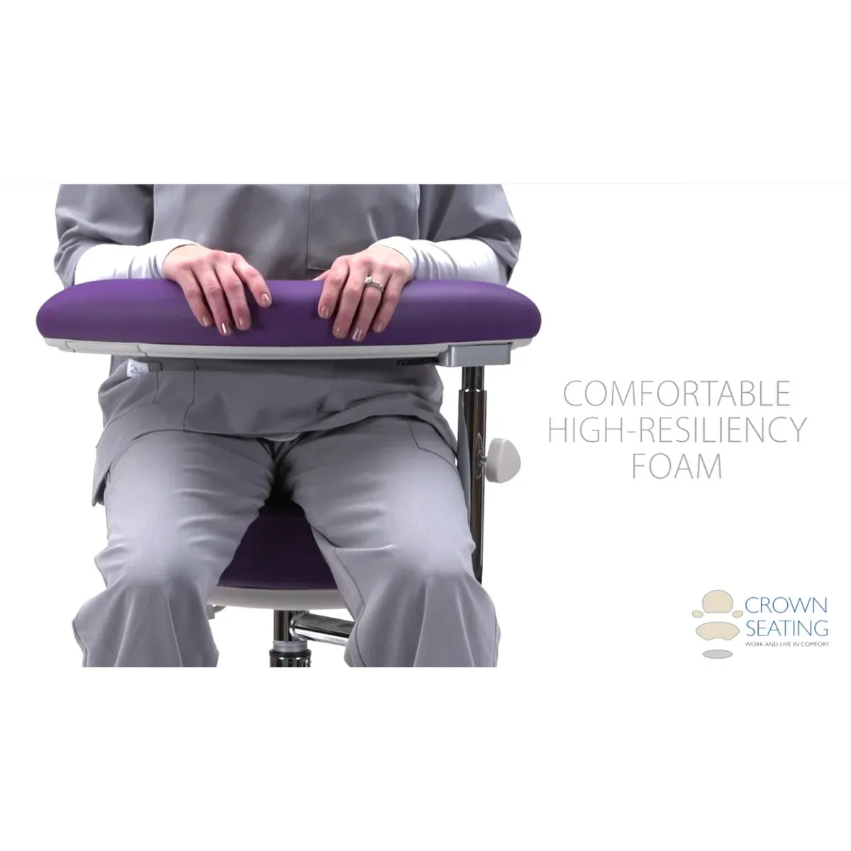 Crown Seating Keystone C40AR Assistant Stool, C40AR