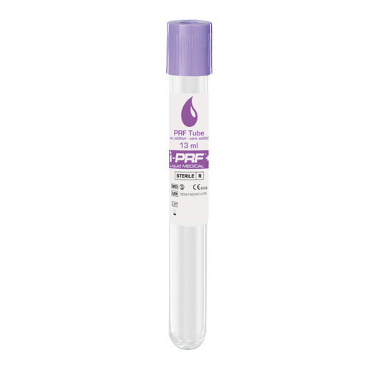Dr. Choukron Plastic I-PRF+ Tubes for Liquid PRF (Sterile)- Box of 24, PRF-I-PRF