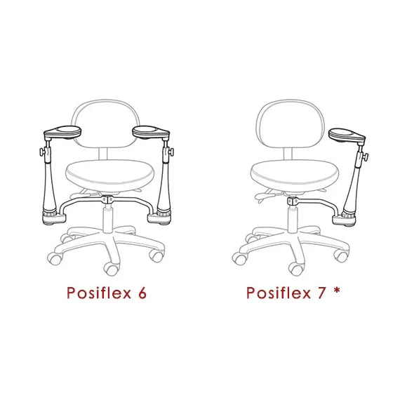 Crown Seating Posiflex Arms (pair), Posiflex Arms (pair)