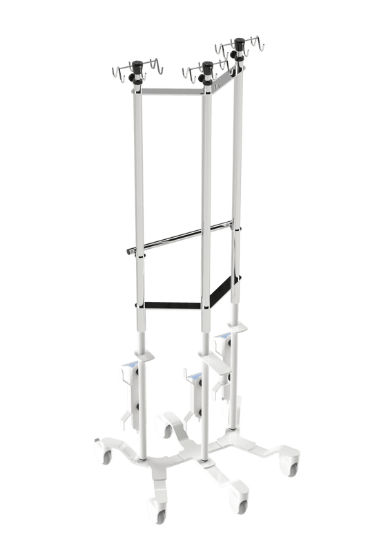 Pryor IV stand, 6-Legs, Safety Series, H-Base, TRIPLE, No QI, 1100G