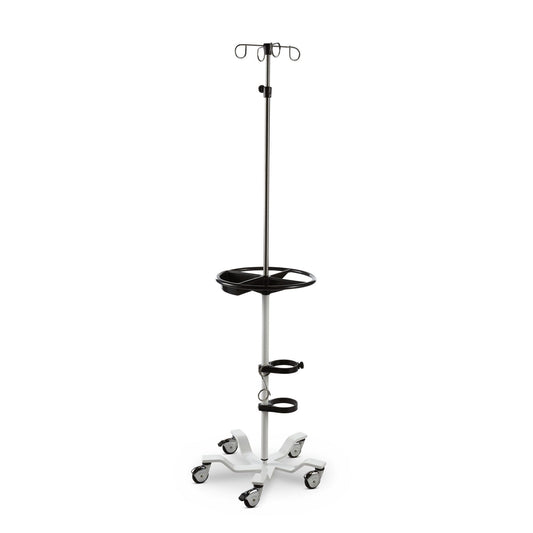 Pryor IV stand, 5-Legs, 22", 4-Hook Top, SW, Tray, O2 Rings, 118T