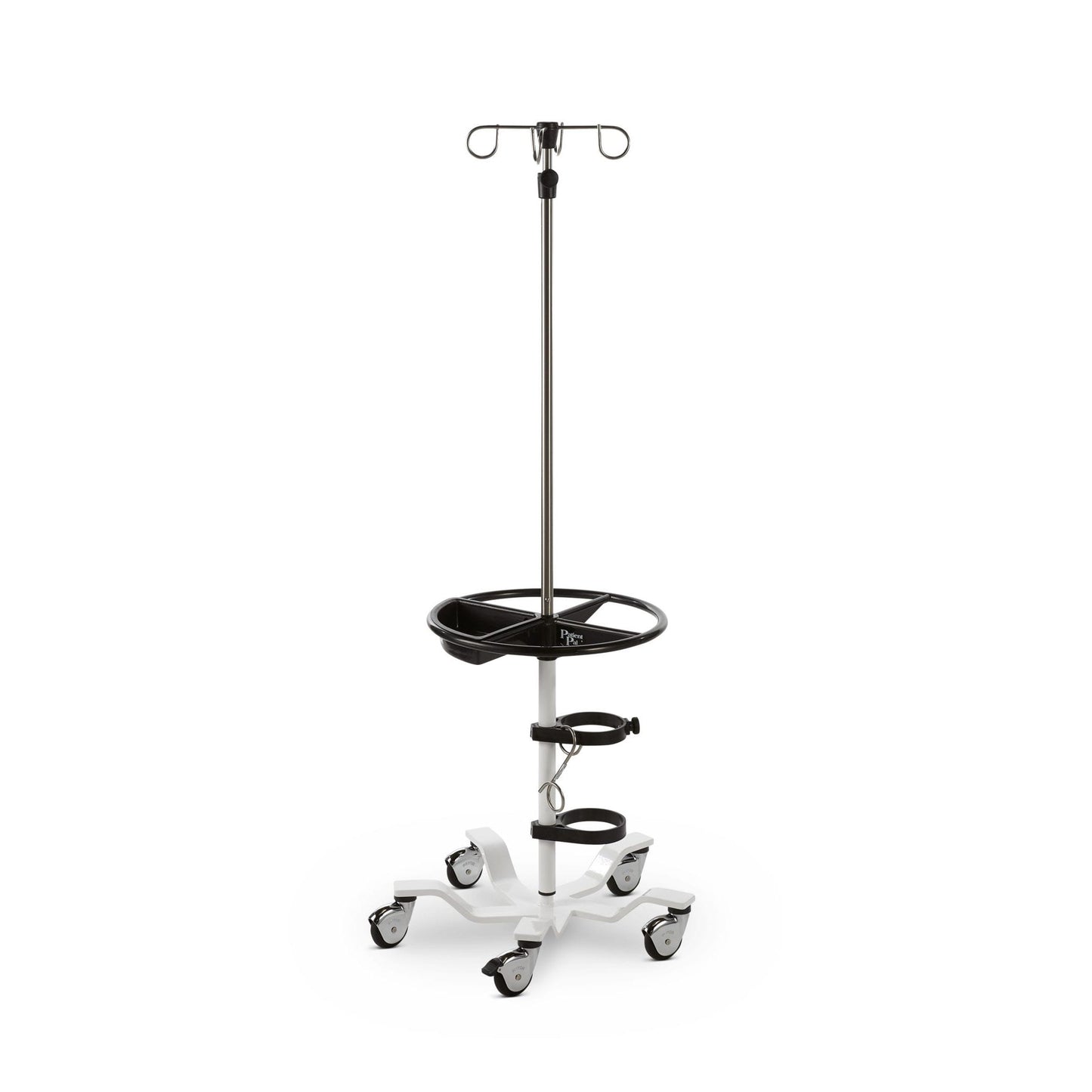 Pryor IV stand, 5-Legs, 22", 4-Hook Top, SW, Tray, PETITE, 119T