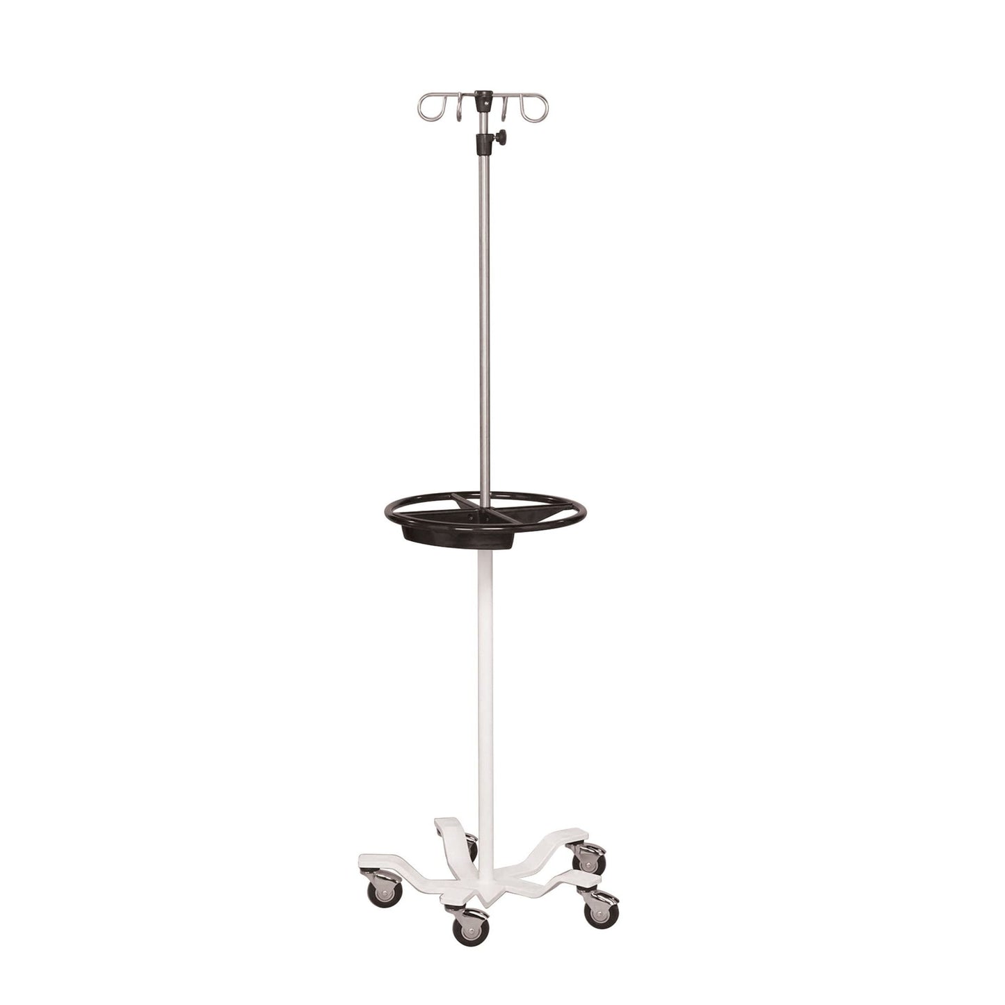 Pryor IV stand, 5-Legs, 22", 4-Hook Top, SW, Tray, 137-PRYOR