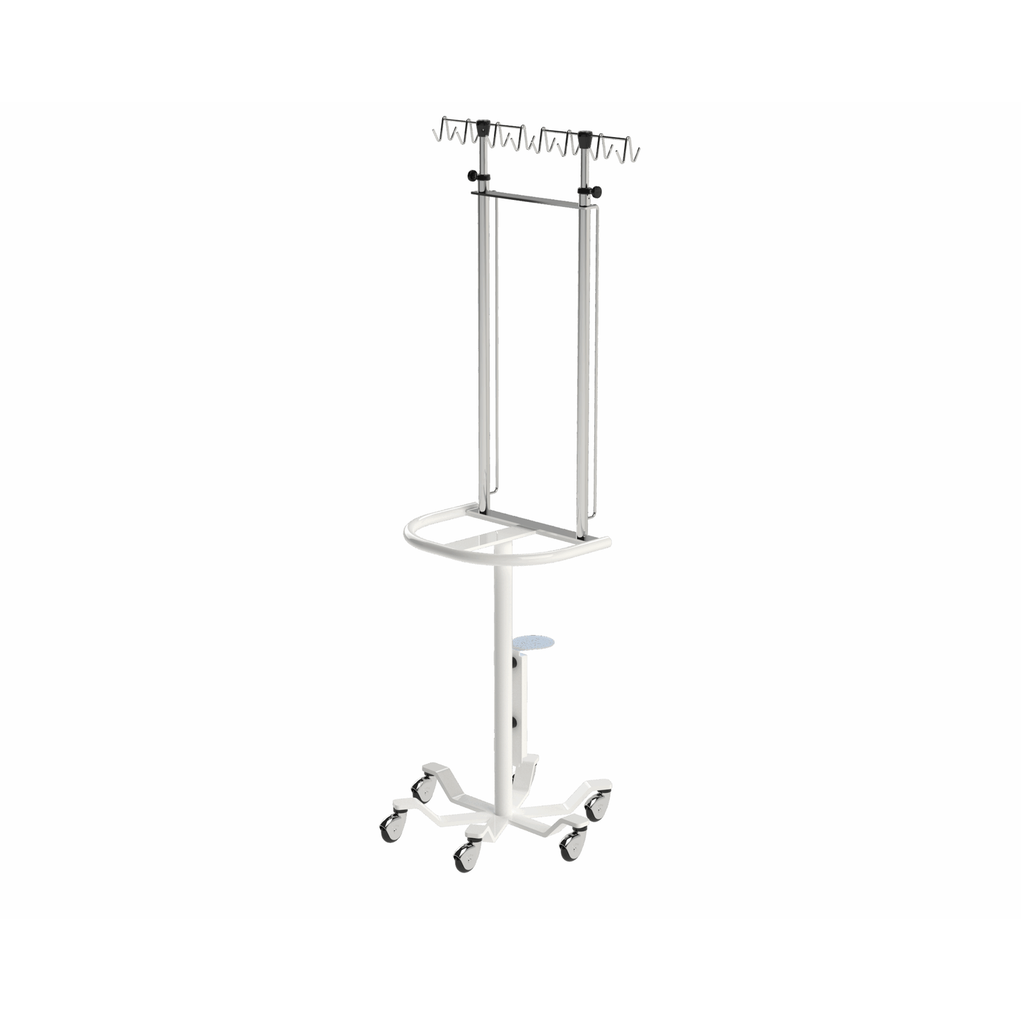 Pryor IV stand, 6-Legs, XL 27", Rake Top, DUAL CG POLE, 840