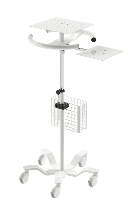 Pryor CART, 5-Legs, 22", COMPUTER CART, Safety Series, Steel Handle, 500G