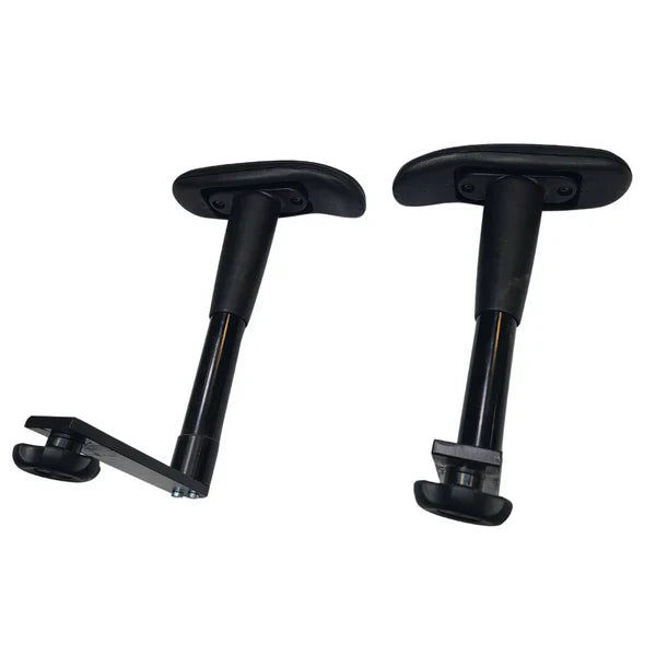 Crown Seating Adjustable Black Arms