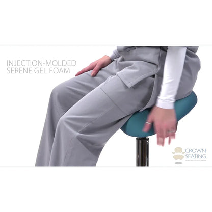Crown Seating Silverton C150D Perfect Lite Operator Saddle Stool, C150D