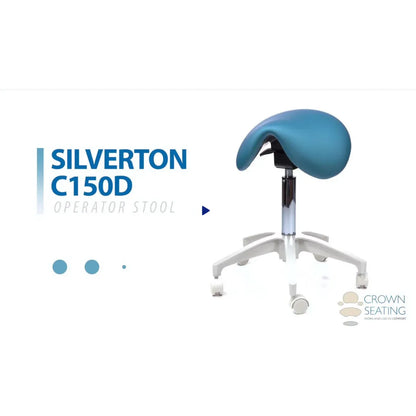 Crown Seating Silverton C150D Perfect Lite Operator Saddle Stool, C150D