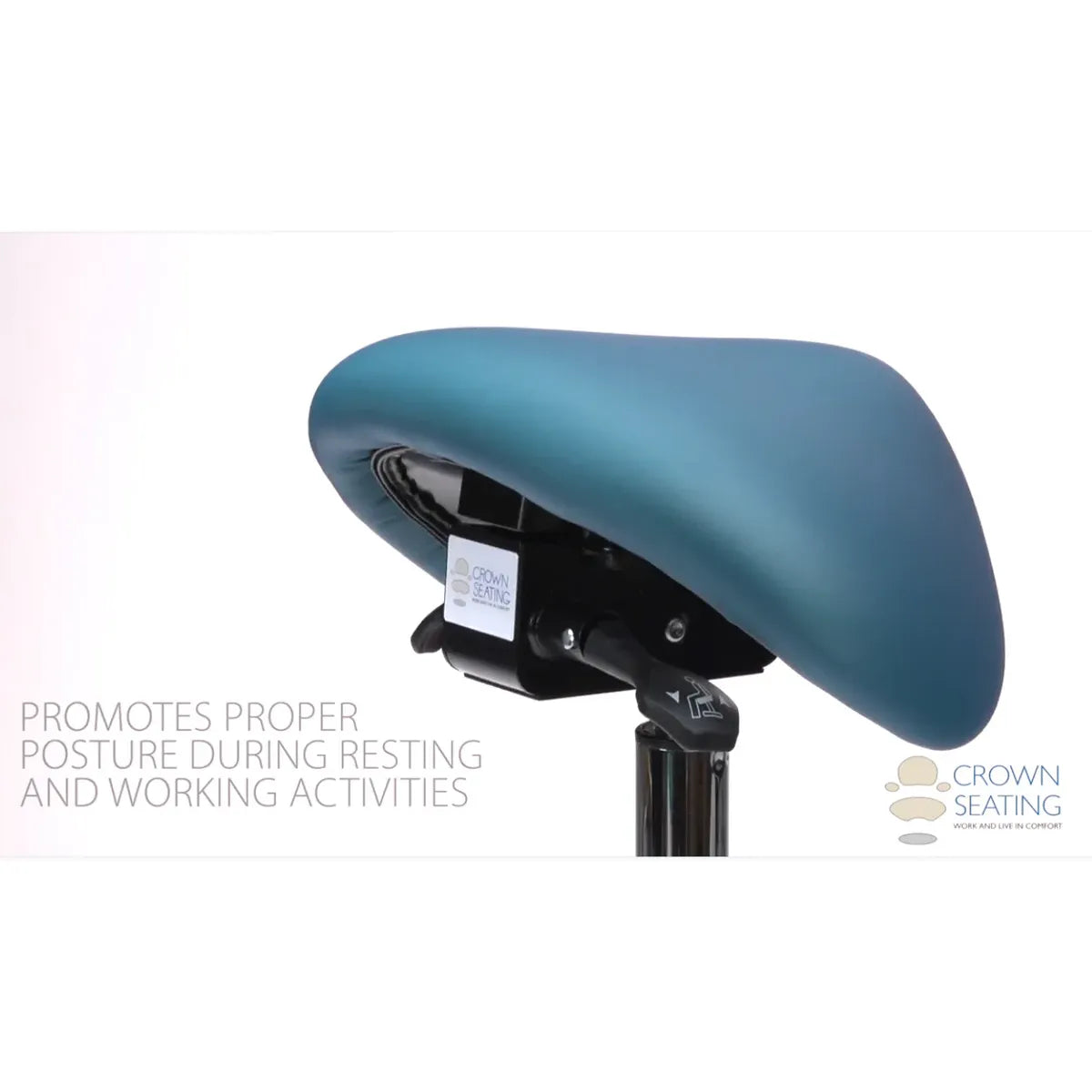 Crown Seating Silverton C150D Perfect Lite Operator Saddle Stool, C150D