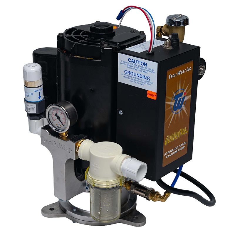 Tech West GoldenVac Wet Vacuum Systems