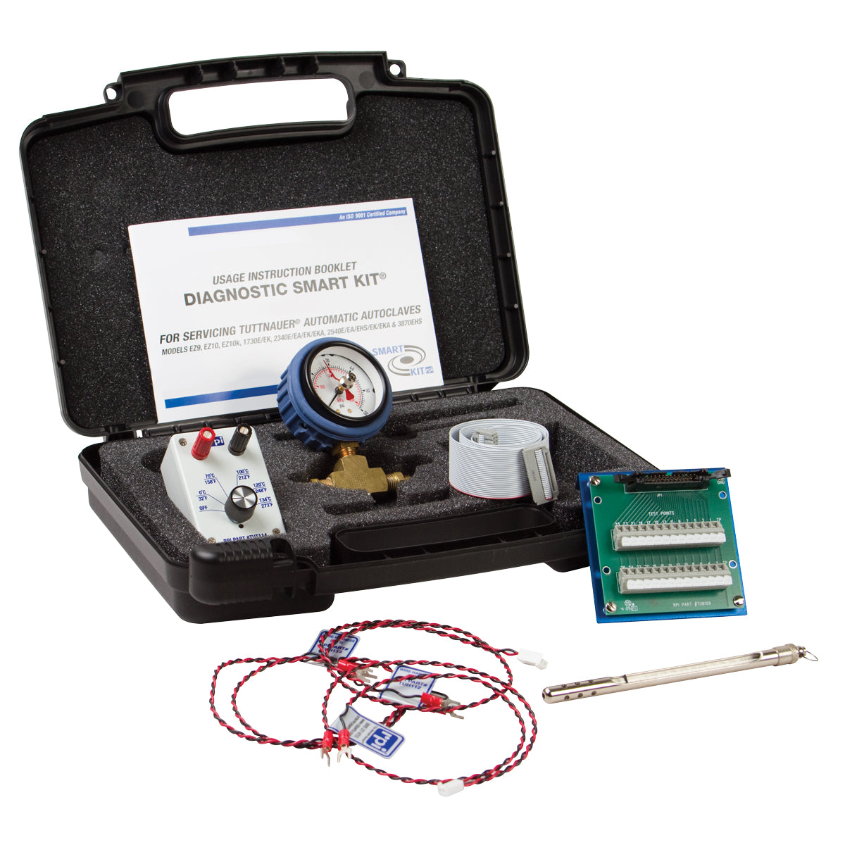Tuttnauer Test Kit, Diagnostic W/ Technician Manual, TEST-9