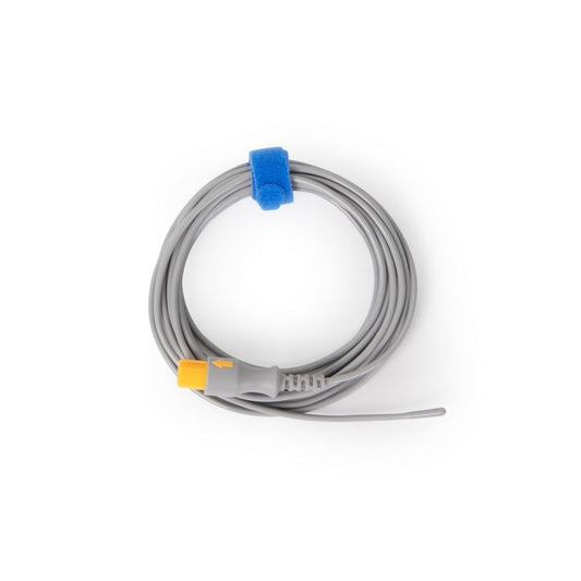 Mindray MR401B reusable temperature probe, adult, esophageal/rectal, 2 pin, 125-000143-00