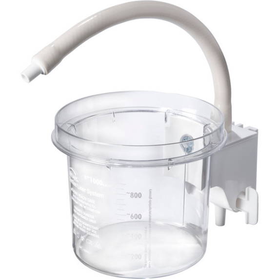 1000cc Reusable Outer Canister with Stopcock, White Lid (Pack of 10), 1000sc2 10