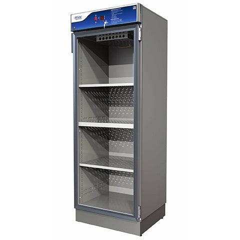 Warmer, D Series, 26.5"D X 24"W X 74.5"H. 4" Base, Single Chamber, EEV-10020
