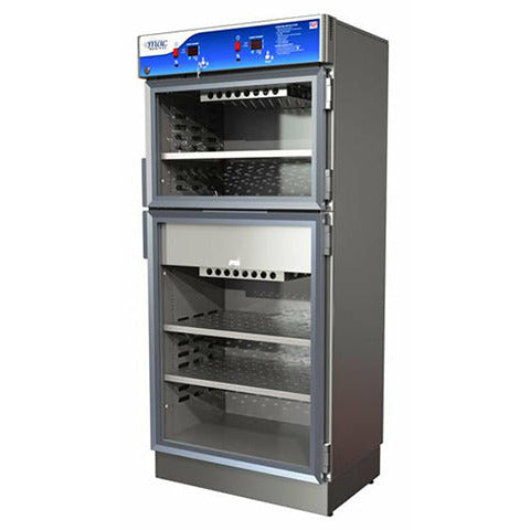 Warmer, D Series, 20.5"D X 30"W X 64.75"H. 4" Base, Dual Chamber, EEV-10026