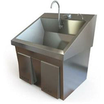 Single Bay Surgical Scrub Sink with Knee Operated Water & Soap, EEV-10034