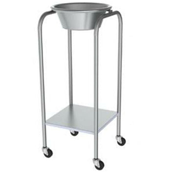 Solution Stand, Single 7 Quart Basin With Shelf, EEV-10051