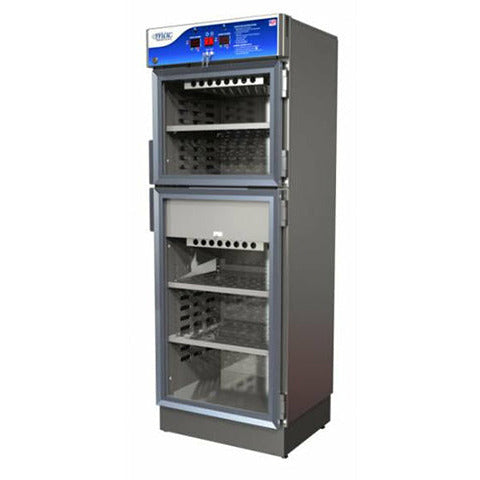 Warmer, D Series, 20.5"D X 24"W X 64.75"H. 4" Base, Dual Chamber, EEV-10022