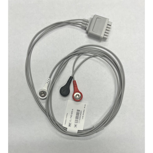 Mindray Compatible 3 Lead ECG Leadwire, 35" Snap Style, 10400
