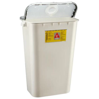 11 Gallon Chemotherapy Container/Gasketed/ Dual Purpose Lid (Case of 6), 211 004