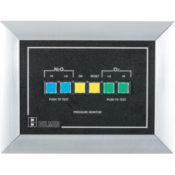 2 Oxygen / 2 Nitrous Oxide Cylinder Wall Alarm System (Existing Wall), M101