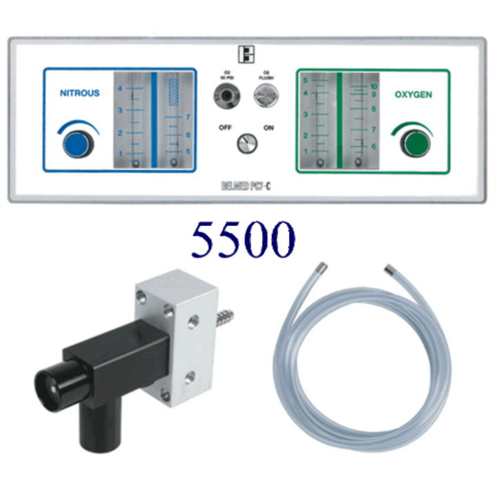 Belmed PC7-C Flowmeter Head Only, 5500