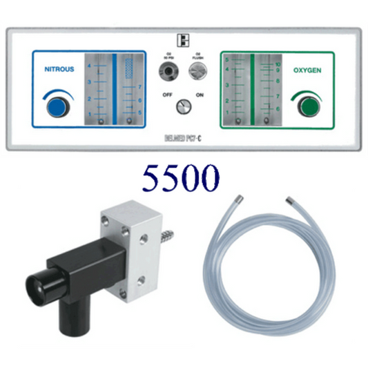 Belmed PC7-C Flowmeter Head Only, 5500
