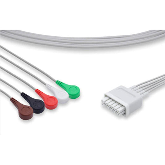 5 lead snap leadwire for Mindray ePM series monitors