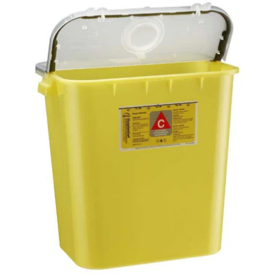 8 Gallon Chemotherapy Container/Gasketed/ Dual Purpose Lid (Case of 10), 208 040